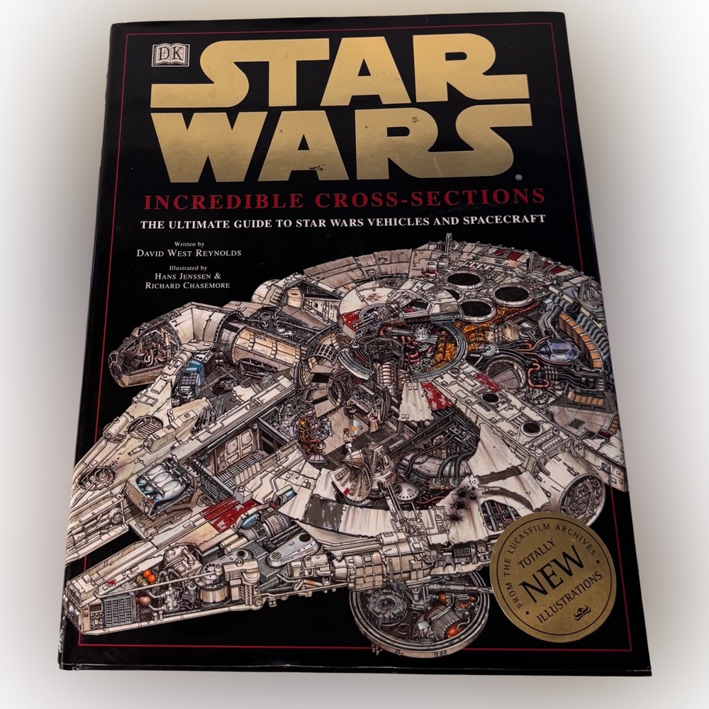 Star Wars Incredible Cross-Sections David West Reynolds 1998, Hardcover, 1st Ed.